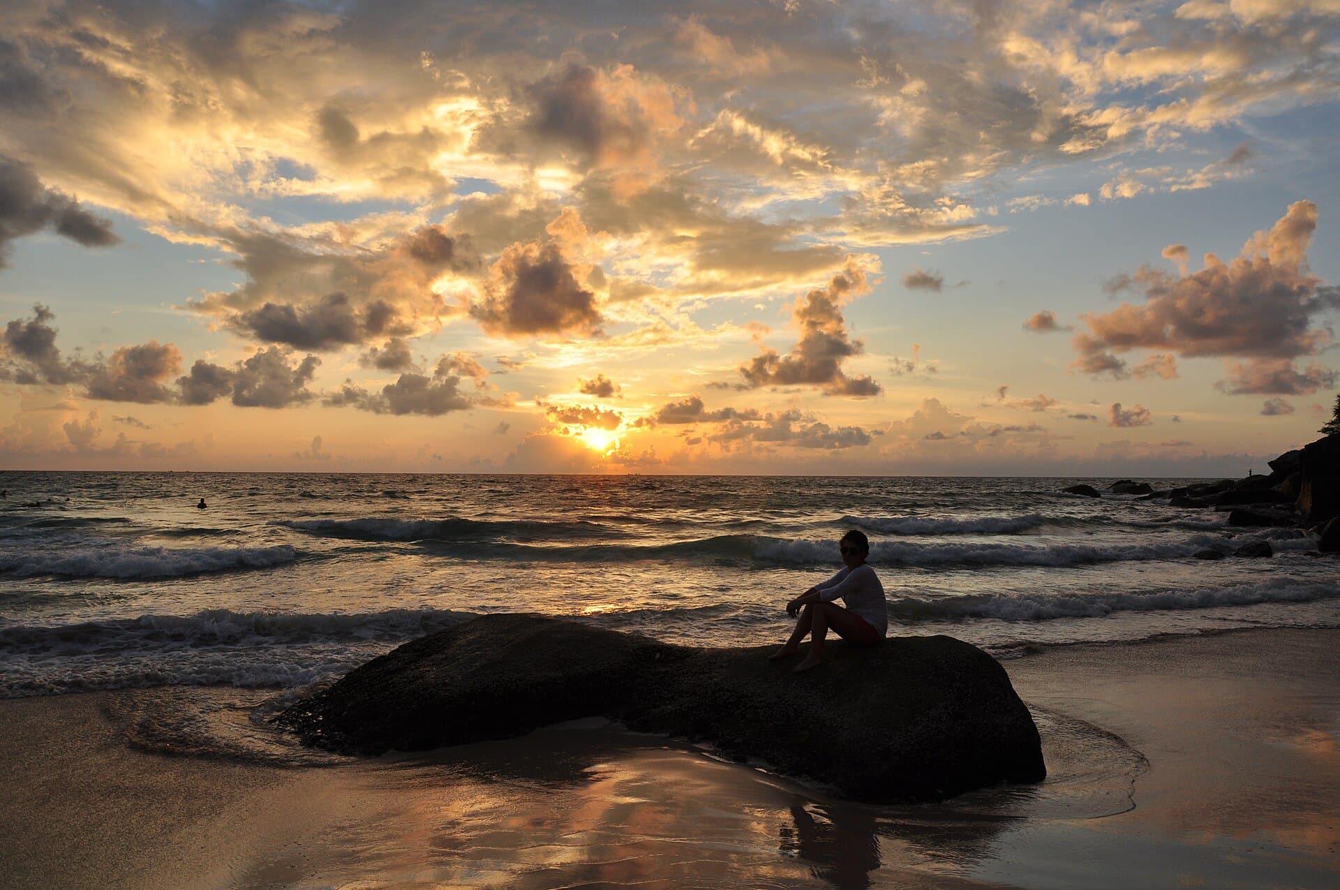 Sunset at Kata Noi Beach